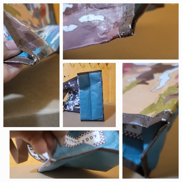 Rare Fishs Eddy Paint By Numbers Small Tote Shopper - Picture 4 of 4